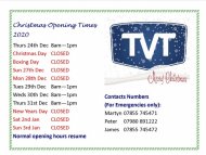 Welshpool Christmas Opening Times